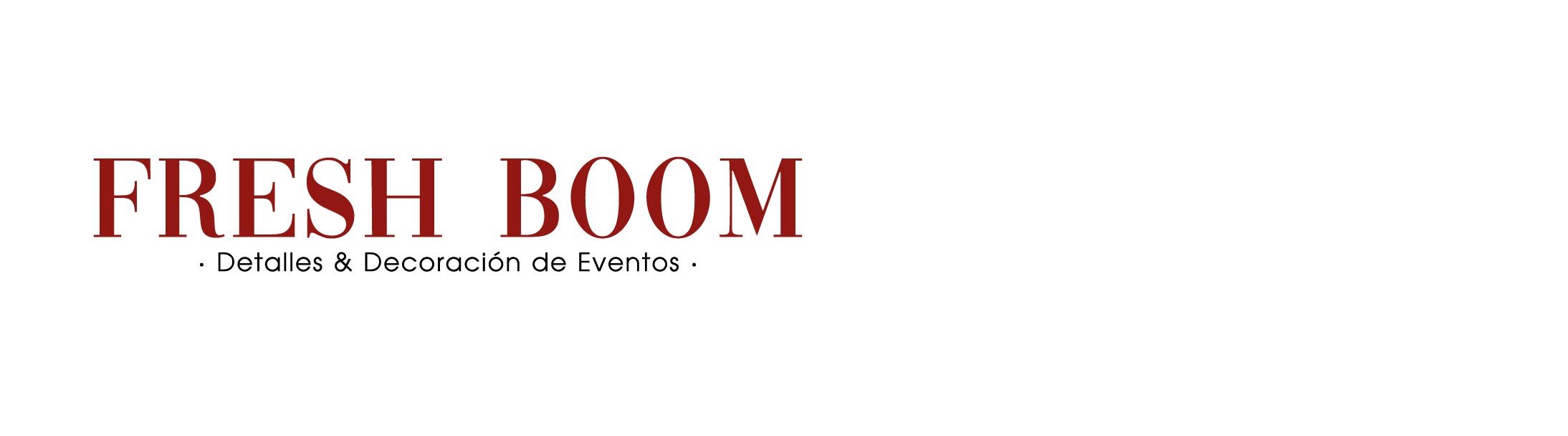 logo Fresh Boom - Detalles & Decoración de Eventos